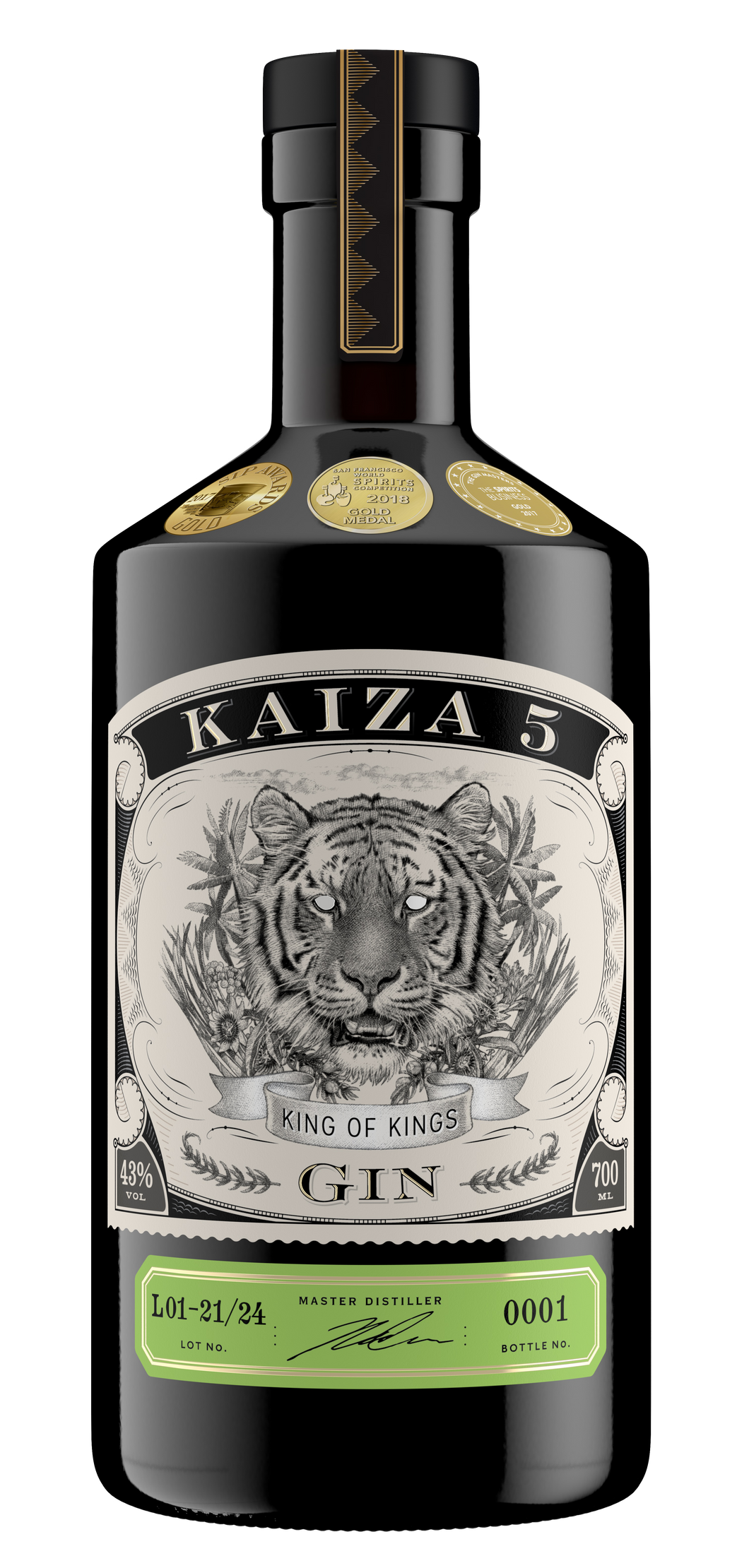 Kaiza 5 Gin 43%, ORIGINAL